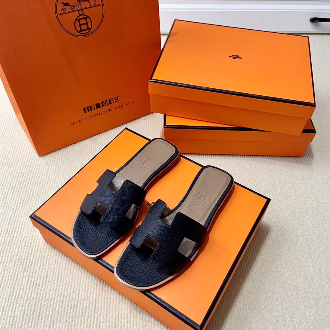 에르메스 올수공 오란 슬리퍼 샌들 앱송 48